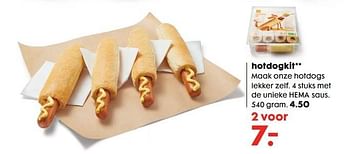 Aanbiedingen Hotdogkit maak onze hotdogs lekker zelf - Huismerk - Hema - Geldig van 22/05/2017 tot 04/06/2017 bij Hema
