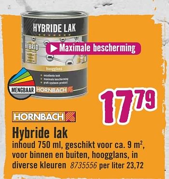 Aanbiedingen Hybride lak - Huismerk Hornbach - Geldig van 22/05/2017 tot 04/06/2017 bij Hornbach