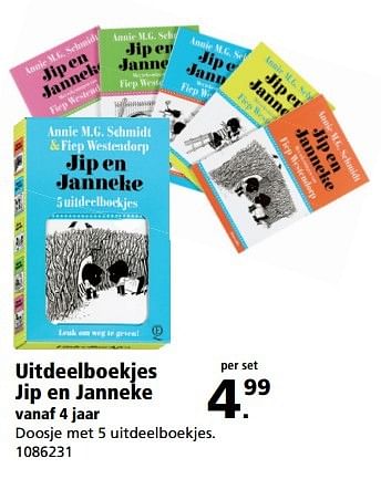 Aanbiedingen Uitdeelboekjes jip en janneke - Huismerk - Intertoys - Geldig van 22/05/2017 tot 04/06/2017 bij Intertoys