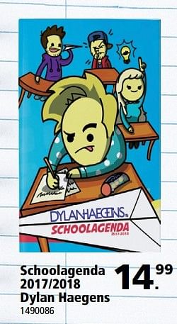 Aanbiedingen Schoolagenda 2017-2018 dylan haegens - Dylan Haegens - Geldig van 22/05/2017 tot 04/06/2017 bij Intertoys