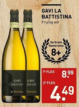 Aanbiedingen Gavi la battistina - Witte wijnen - Geldig van 23/05/2017 tot 05/06/2017 bij Gall & Gall