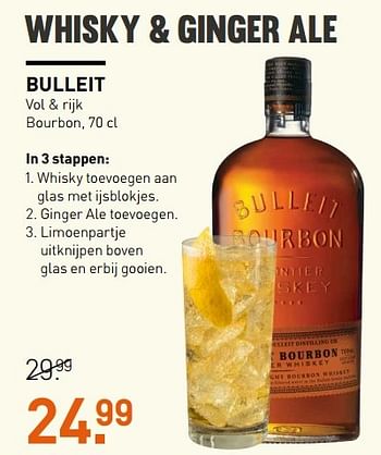 Aanbiedingen Bulleit bourbon - Bulleit Bourbon - Geldig van 23/05/2017 tot 05/06/2017 bij Gall & Gall