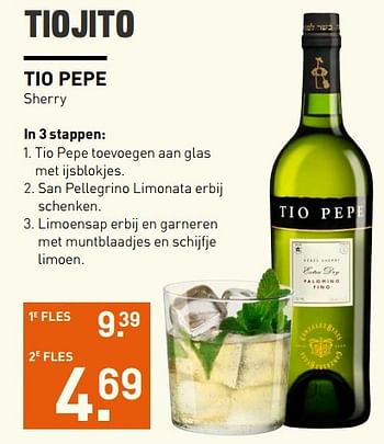 Aanbiedingen Tio pepe sherry - Tio Pepe - Geldig van 23/05/2017 tot 05/06/2017 bij Gall & Gall