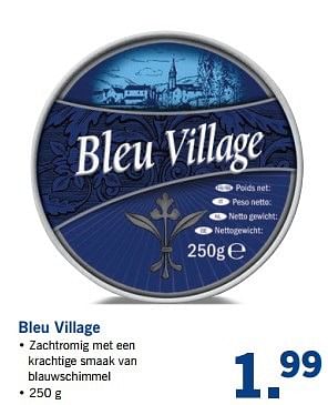 Aanbiedingen Bleu village - Bleu Village - Geldig van 29/05/2017 tot 03/06/2017 bij Lidl