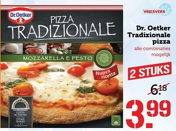 Aanbiedingen Dr. oetker tradizionale pizza - Dr. Oetker - Geldig van 29/05/2017 tot 04/06/2017 bij Coop