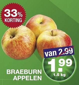 Aanbiedingen Braeburn appelen - Huismerk - Aldi - Geldig van 28/05/2017 tot 03/06/2017 bij Aldi