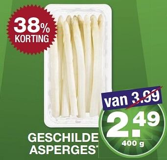 Aanbiedingen Geschilde asperges - Huismerk - Aldi - Geldig van 28/05/2017 tot 03/06/2017 bij Aldi