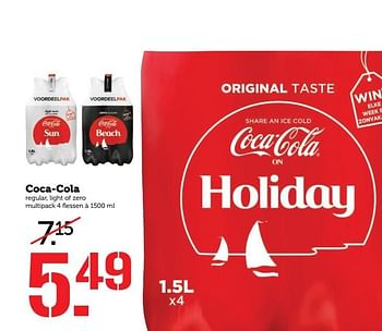 Aanbiedingen Coca-cola regular, light of zero - The Coca Cola Company - Geldig van 29/05/2017 tot 04/06/2017 bij Coop