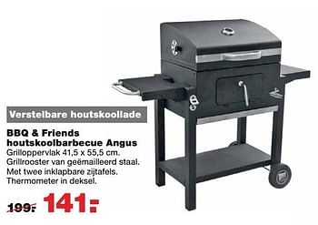 Aanbiedingen Bbq + friends houtskoolbarbecue angus - Huismerk - Praxis - Geldig van 23/05/2017 tot 31/05/2017 bij Praxis