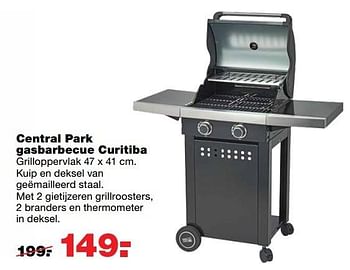 Aanbiedingen Central park gasbarbecue curitiba - Central Park - Geldig van 23/05/2017 tot 31/05/2017 bij Praxis