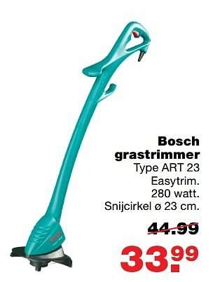 Aanbiedingen Bosch grastrimmer art 23 - Bosch - Geldig van 23/05/2017 tot 31/05/2017 bij Praxis