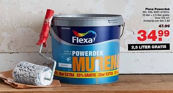 Aanbiedingen Flexa powerdek - Flexa - Geldig van 23/05/2017 tot 31/05/2017 bij Praxis