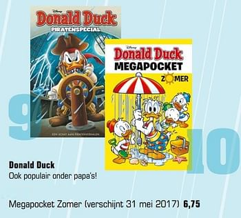 Aanbiedingen Donald duck megapocket zomer - Disney - Geldig van 29/05/2017 tot 18/06/2017 bij Primera
