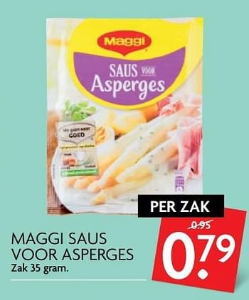 Aanbiedingen Maggi saus voor asperges - MAGGI - Geldig van 28/05/2017 tot 03/06/2017 bij Deka Markt