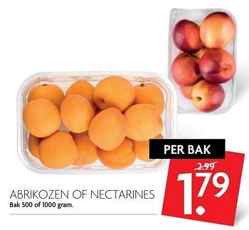 Aanbiedingen Abrikozen of nectarines - Huismerk - Deka Markt - Geldig van 28/05/2017 tot 03/06/2017 bij Deka Markt