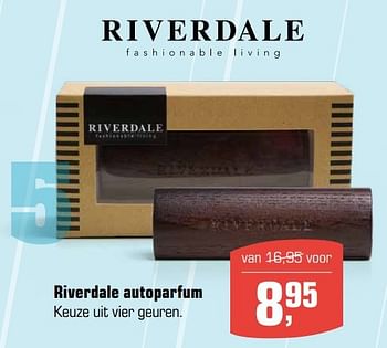 Aanbiedingen Riverdale autoparfum - Riverdale - Geldig van 29/05/2017 tot 18/06/2017 bij Primera