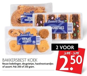 Aanbiedingen Bakkersbest koek - BakkersBest - Geldig van 28/05/2017 tot 03/06/2017 bij Deka Markt