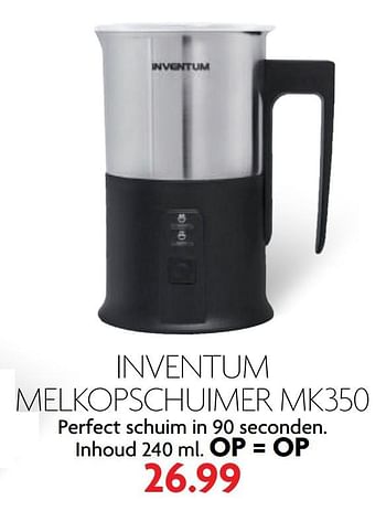 Aanbiedingen Inventum melkopschuimer mk350 - Inventum - Geldig van 28/05/2017 tot 03/06/2017 bij Deka Markt