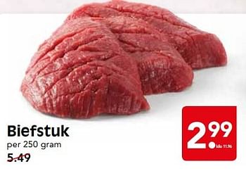 Aanbiedingen Biefstuk - Huismerk - Em-té - Geldig van 28/05/2017 tot 03/06/2017 bij Em-té