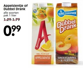 Aanbiedingen Appelsientje of dubbel drank - Huismerk - Em-té - Geldig van 28/05/2017 tot 03/06/2017 bij Em-té