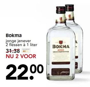 Aanbiedingen Bokma jonge jenever - BOKMA - Geldig van 28/05/2017 tot 03/06/2017 bij Em-té