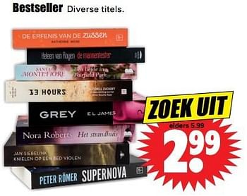 Aanbiedingen Bestseller - Huismerk - Dirk - Geldig van 28/05/2017 tot 03/06/2017 bij Lekker Doen