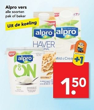 Aanbiedingen Alpro vers - Alpro Soya - Geldig van 28/05/2017 tot 05/06/2017 bij Deen Supermarkten