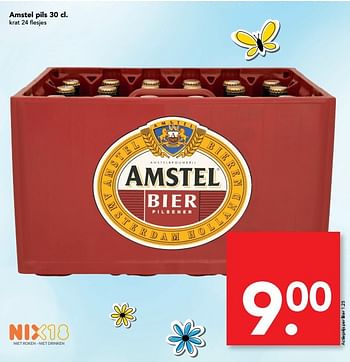 Aanbiedingen Amstel pils - Amstel - Geldig van 28/05/2017 tot 05/06/2017 bij Deen Supermarkten