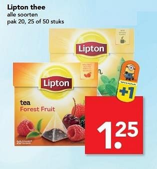 Aanbiedingen Lipton thee - Lipton - Geldig van 28/05/2017 tot 05/06/2017 bij Deen Supermarkten