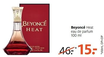 Aanbiedingen Beyoncé heat eau de parfum - Beyoncé Heat - Geldig van 29/05/2017 tot 04/06/2017 bij Etos