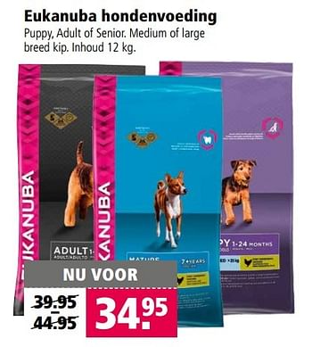 Aanbiedingen Eukanuba hondenvoeding - Eukanuba - Geldig van 29/05/2017 tot 05/06/2017 bij Welkoop