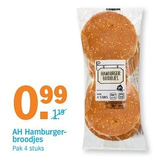 Aanbiedingen Hamburgerbroodjes - Huismerk - Albert Heijn - Geldig van 29/05/2017 tot 05/06/2017 bij Albert Heijn