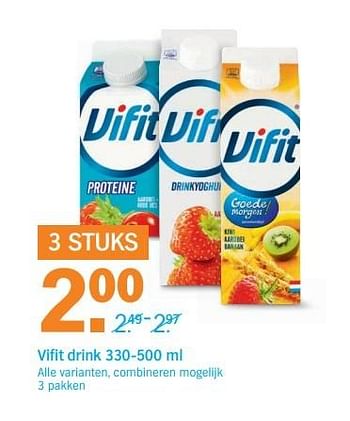 Aanbiedingen Vifit drink - Vifit - Geldig van 29/05/2017 tot 05/06/2017 bij Albert Heijn