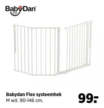 Aanbiedingen Babydan flex systeemhek - Babydan - Geldig van 28/05/2017 tot 19/06/2017 bij Babypark