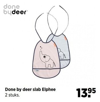 Aanbiedingen Done by deer slab elphee - Done by Deer - Geldig van 28/05/2017 tot 19/06/2017 bij Babypark