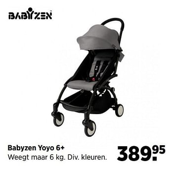 Aanbiedingen Babyzen yoyo 6+ - Babyzen - Geldig van 28/05/2017 tot 19/06/2017 bij Babypark