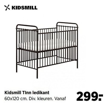Aanbiedingen Kidsmill tinn ledikant - Kidsmill - Geldig van 28/05/2017 tot 19/06/2017 bij Babypark