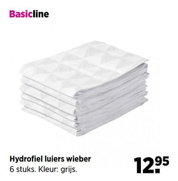 Aanbiedingen Hydrofiel luiers wieber - Basicline - Geldig van 28/05/2017 tot 19/06/2017 bij Babypark