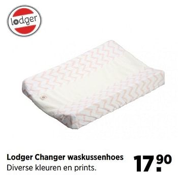 Aanbiedingen Lodger changer waskussenhoes - Lodger - Geldig van 28/05/2017 tot 19/06/2017 bij Babypark