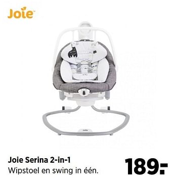 Aanbiedingen Joie serina 2-in-1 - Joie - Geldig van 28/05/2017 tot 19/06/2017 bij Babypark