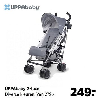 Aanbiedingen Uppababy g-luxe - Uppababy - Geldig van 28/05/2017 tot 19/06/2017 bij Babypark