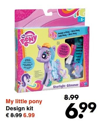 Aanbiedingen My little pony design kit - My Little Pony - Geldig van 29/05/2017 tot 10/06/2017 bij Wibra