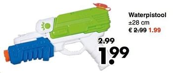 Aanbiedingen Waterpistool - Huismerk - Wibra - Geldig van 29/05/2017 tot 10/06/2017 bij Wibra