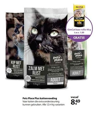 Aanbiedingen Pets place plus kattenvoeding - Huismerk - Pets Place - Geldig van 29/05/2017 tot 11/06/2017 bij Pets Place
