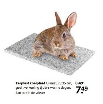 Aanbiedingen Ferplast koelplaat - Ferplast - Geldig van 29/05/2017 tot 11/06/2017 bij Pets Place