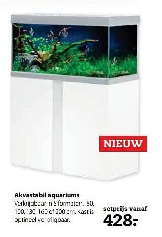 Aanbiedingen Akvastabil aquariums - Akvastabil - Geldig van 29/05/2017 tot 11/06/2017 bij Pets Place