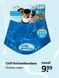 Aanbiedingen Chill out koelbandana - CHILL OUT - Geldig van 29/05/2017 tot 11/06/2017 bij Boerenbond