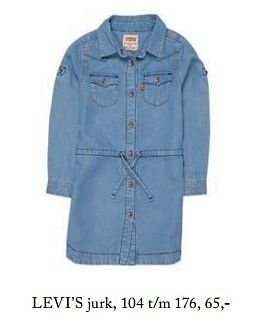 Aanbiedingen Levi`s jurk - Levi's Jeans - Geldig van 23/04/2017 tot 30/06/2017 bij De Bijenkorf