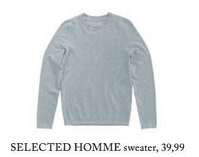 Aanbiedingen Selected homme sweater - Selected Homme - Geldig van 23/04/2017 tot 30/06/2017 bij De Bijenkorf