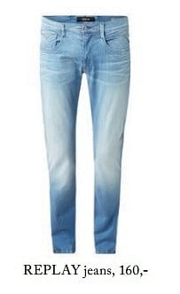 Aanbiedingen Replay jeans - Replay - Geldig van 23/04/2017 tot 30/06/2017 bij De Bijenkorf